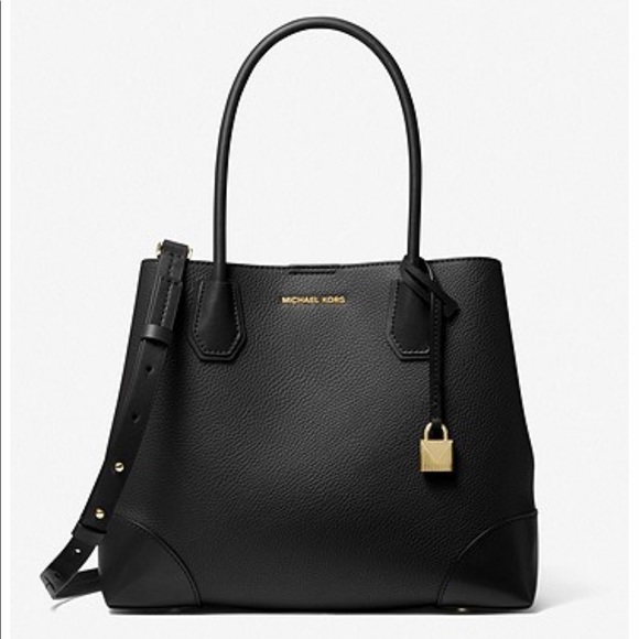 MICHAEL Michael Kors Handbags - MICHAEL Michael Kors Color:Black 
Mercer Gallery Medium Center-Zip Tote